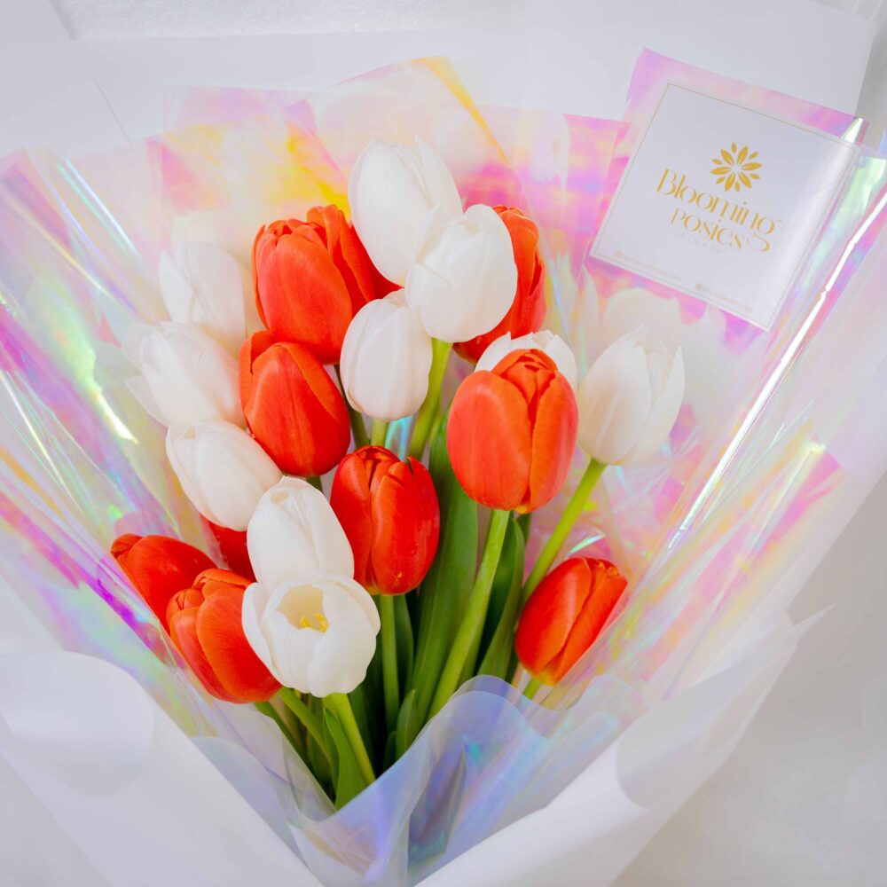 ช่อดอกไม้ Tulip Dream ร้านดอกไม้ Blooming Posies BKK
