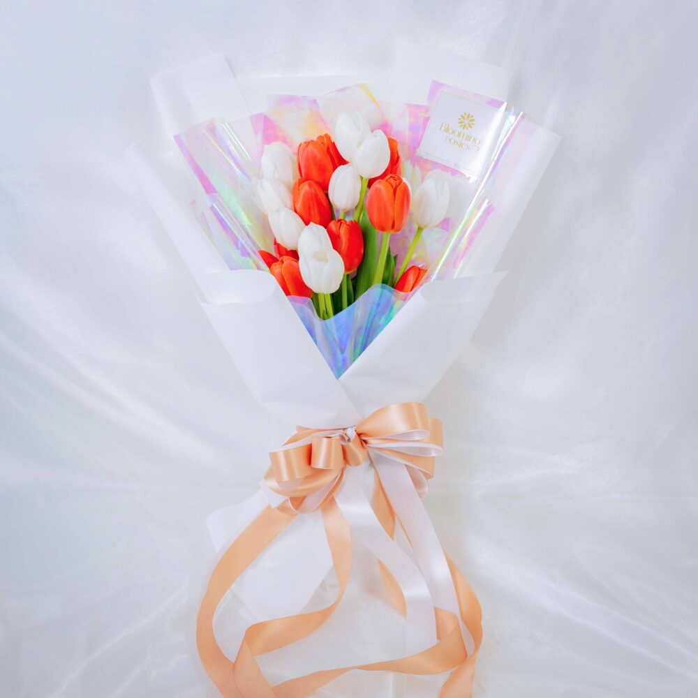 ช่อดอกไม้ Tulip Dream ร้านดอกไม้ Blooming Posies BKK