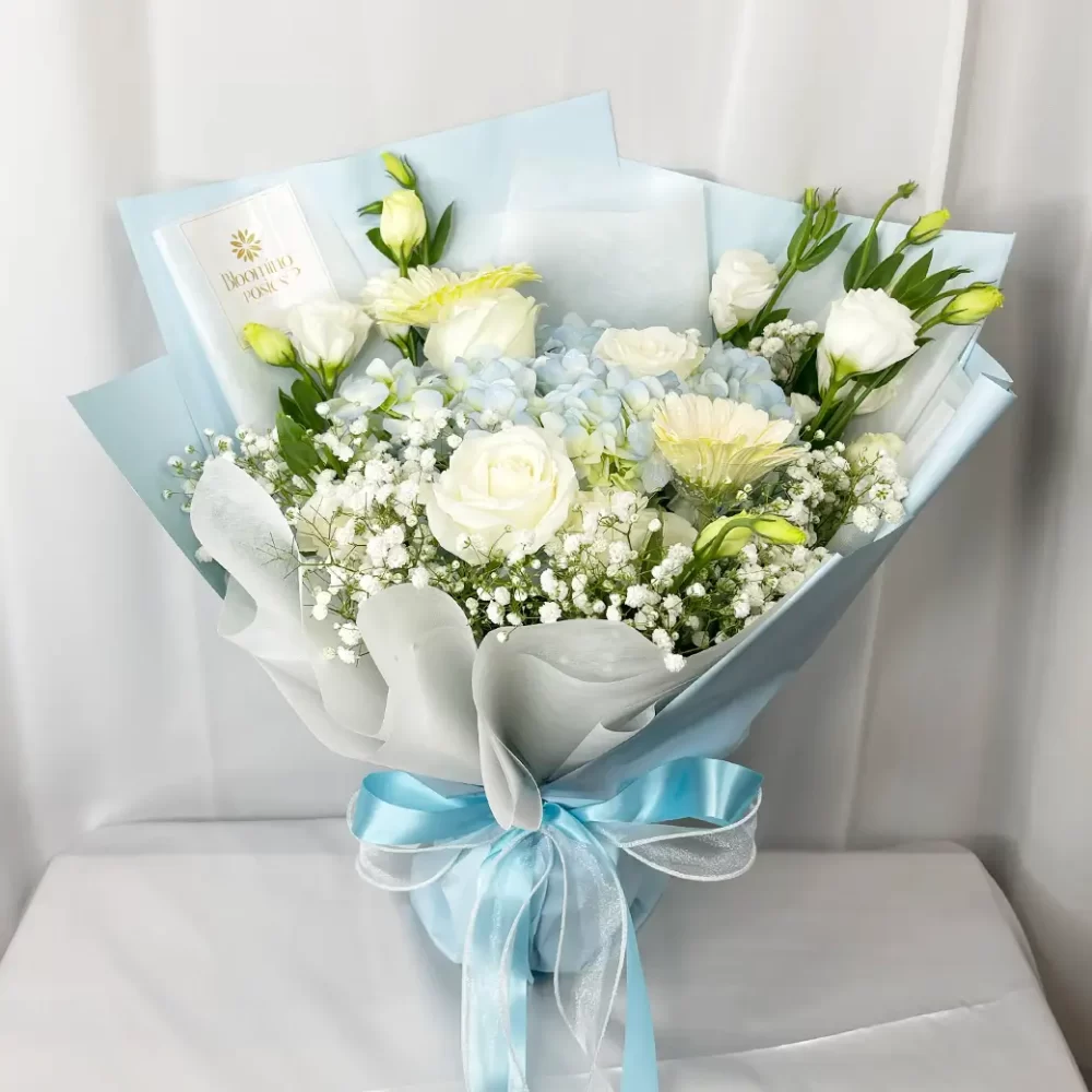 ช่อดอกไม้ Ocean Glory ช่อรับปริญญา จาก Blooming Posies BKK