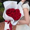 ช่อดอกไม้ True Love ช่อดอกไม้วาเลนไทน์ จาก Blooming Posies BKK